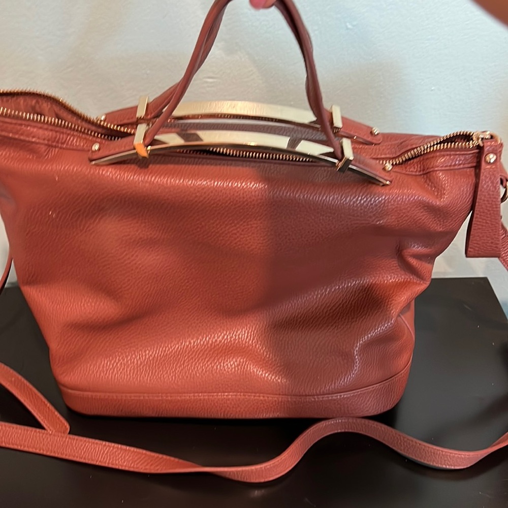 White House Black Markwt shoulder bag, mahogany. Has matching shoes